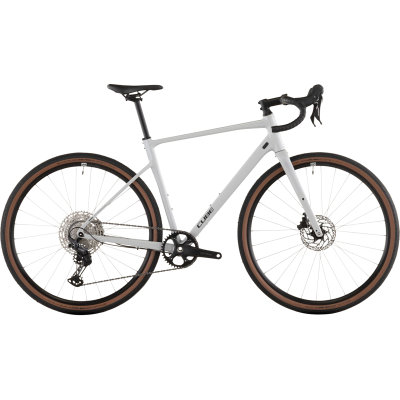 Balfes Bikes Cube Nuroad EX Gravel Bike 2026 in Cotton/Grey | Free postage over £30, £10 off first order, price match & 0% finance.