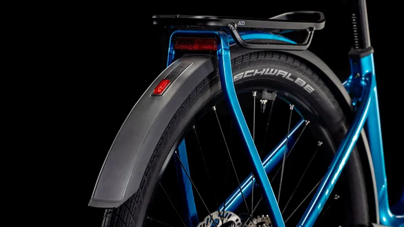 Cube Kathmandu Hybrid EX 800 Electric Hybrid Bike 2025 in Electric Blue/Chrome-3