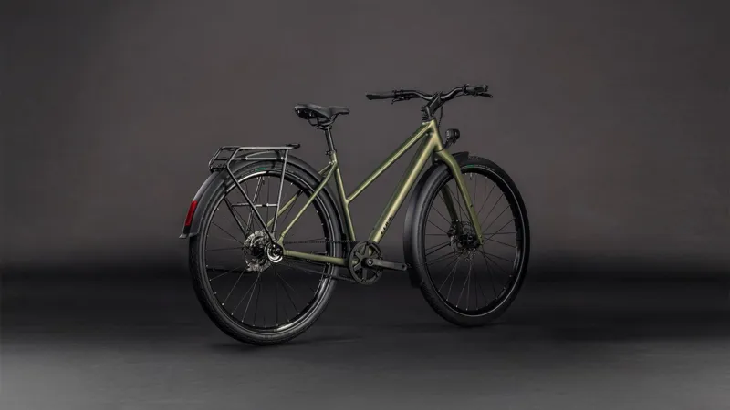 Cube Editor One Fe Trapeze Hybrid Bike 2026 in Reedgreen/Black-6