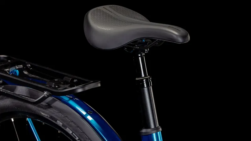 Cube Kathmandu Hybrid EX 800 Electric Hybrid Bike 2025 in Electric Blue/Chrome-4