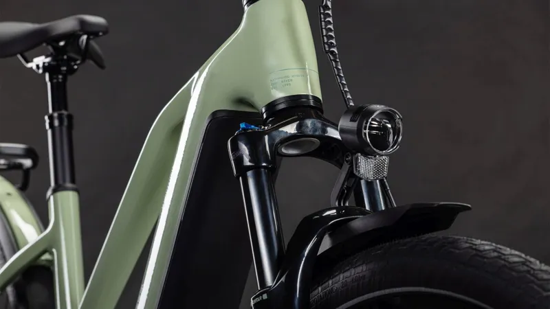 Cube Kathmandu Hybrid One 800 Trapeze Electric Hybrid Bike 2026 in Pea Green-5