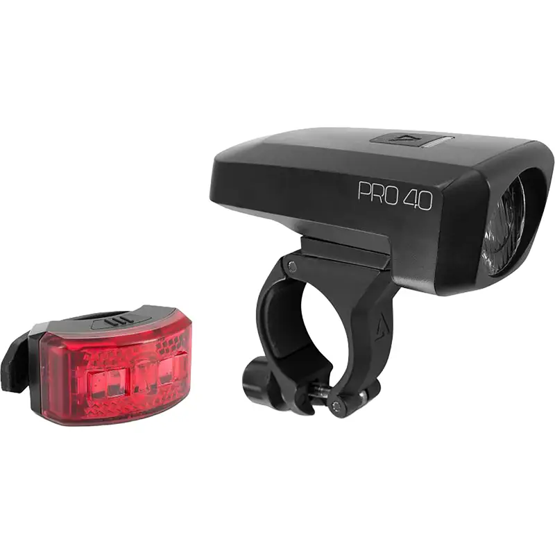 Balfes Bikes Acid Light Set Pro 40 in Black | Free postage over £30, £10 off first order, price match & 0% finance.