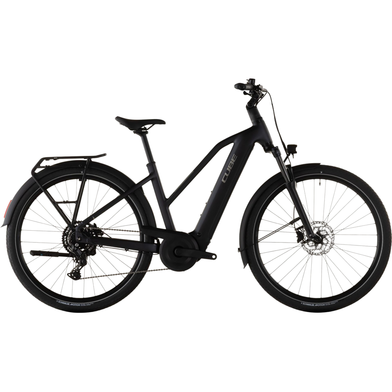 Balfes Bikes Cube Touring Hybrid One 600 Trapeze Hybrid Bike 2026 in Coal/Chrome | Free postage over £30, £10 off first order, price match & 0% finance.