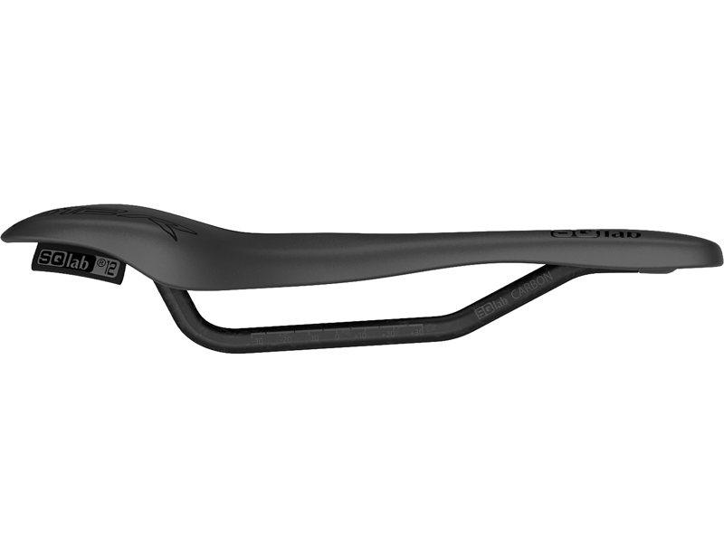 SQlab 612 Ergowave R Carbon Rail Saddle in Black-1