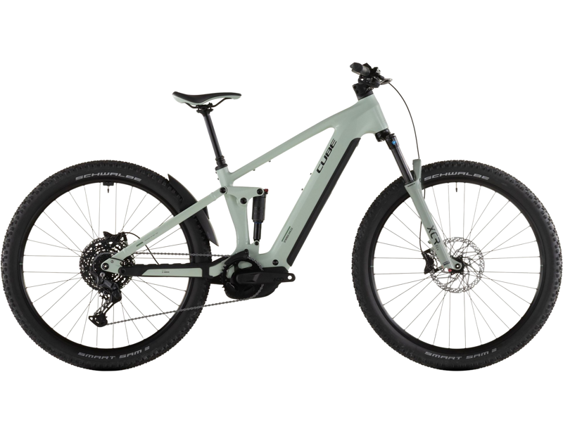 Cube Stereo Hybrid one22 Pro 800 Electric Mountain Bike 2026 in Stonegrey/Black