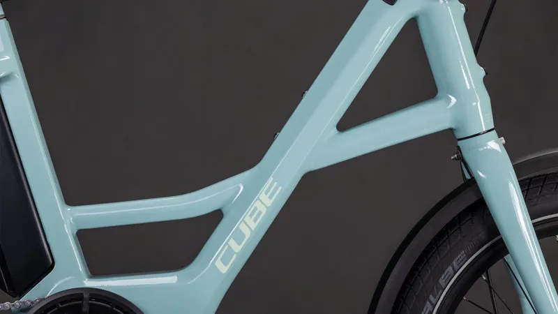 Cube Compact Hybrid Comfort 545 Electric Bike 2026 in Skylight Blue-3