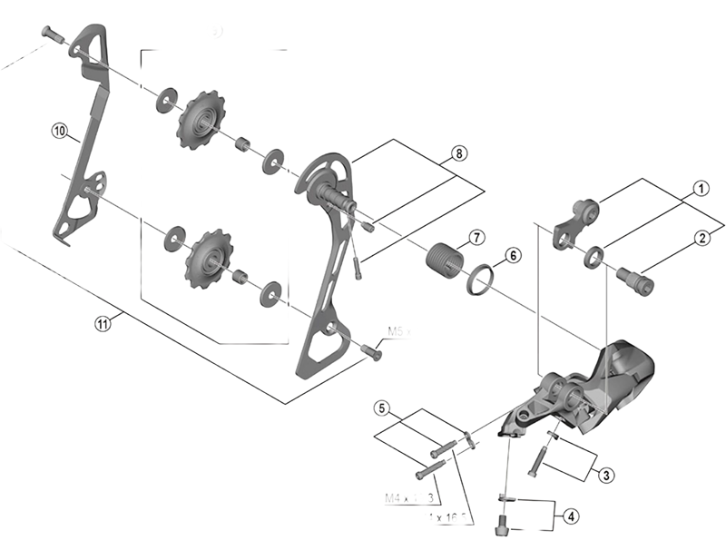Balfes Bikes Shimano RD-M772 rear derailleur P-tension spring | Free postage over £30, £10 off first order, price match & 0% finance.