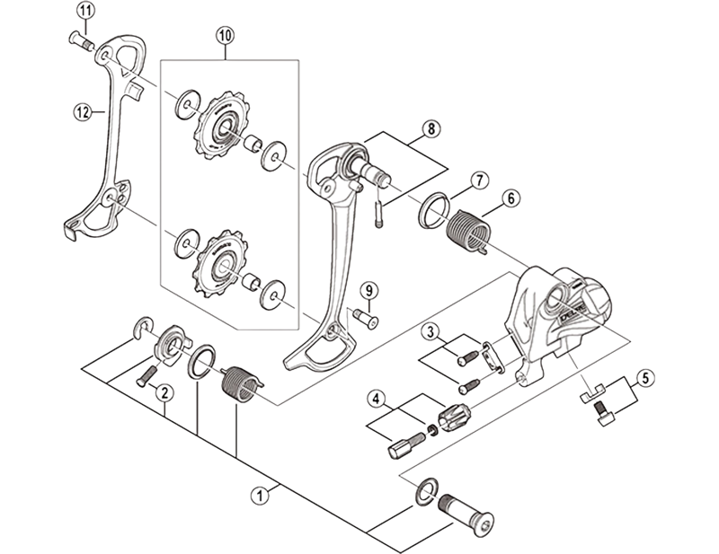 Balfes Bikes Shimano RD-M591 rear derailleur inner plate SGS-type | Free postage over £30, £10 off first order, price match & 0% finance.