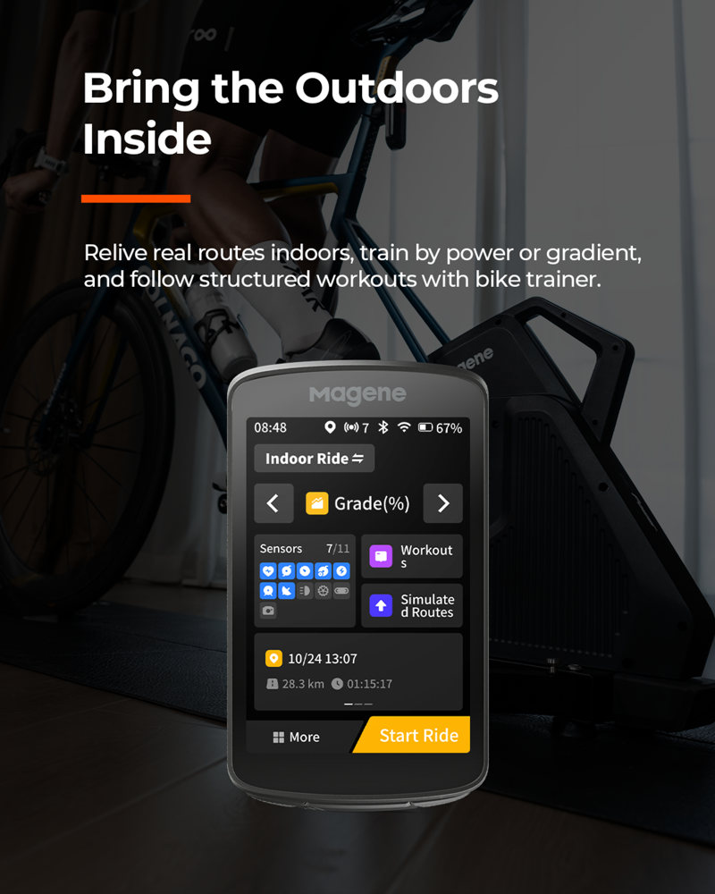 EX DISPLAY Magene C706 Smart GPS Bike Computer-12