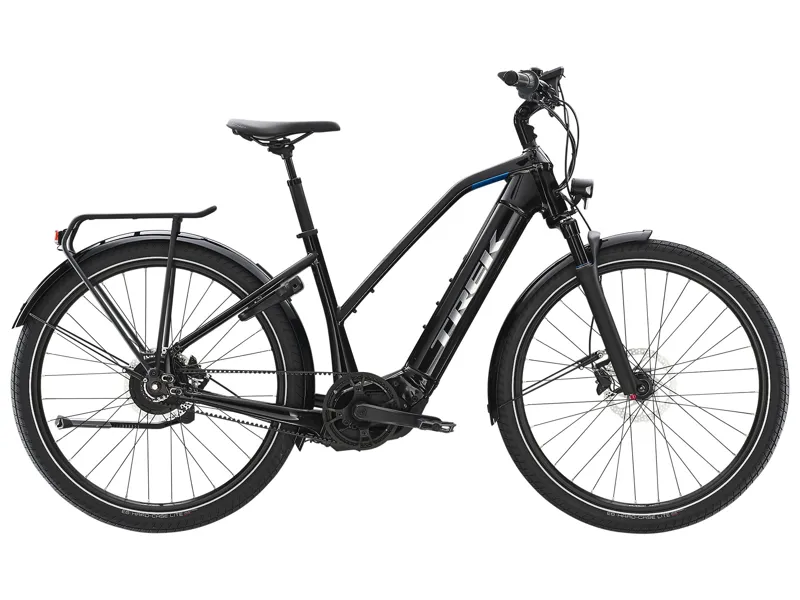 Trek Allant+ 9 Stagger Electric Hybrid Bike 2022 in Trek Black