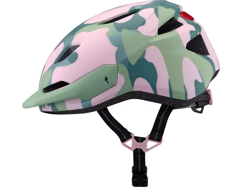 Specialized Shuffle 2 LED Kid's Helmet 49-55 cm in Camo Green/Pink-1