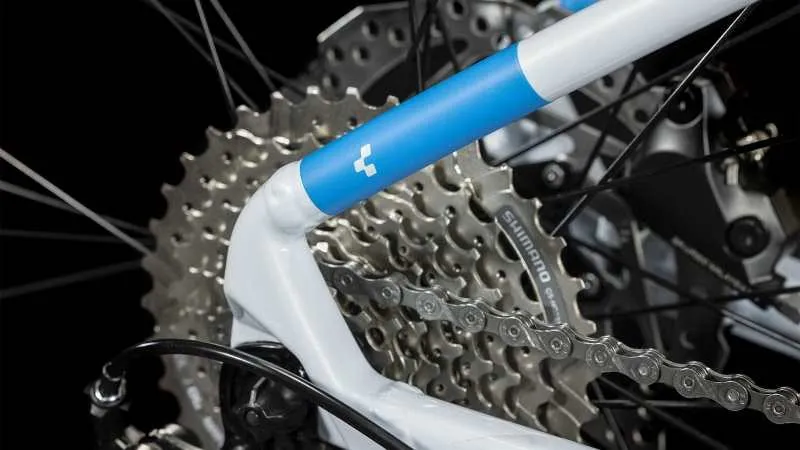 Cube Aim SLX Mountain Bike 2024 in White Blue Red-4