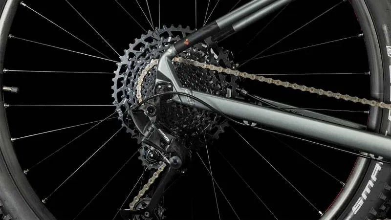 Cube Analog Mountain Bike 2025 in Flash Grey Red-5