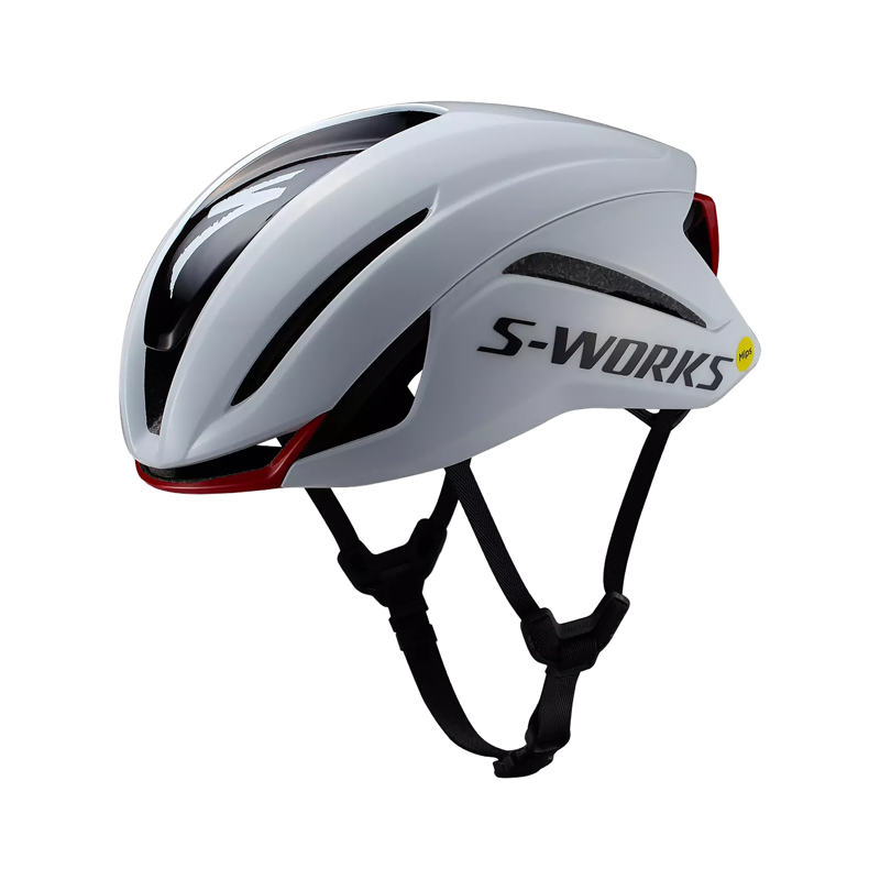 Balfes Bikes Specialized S-Works Evade 4 Helmet in White/Red | Free postage over £30, £10 off first order, price match & 0% finance.
