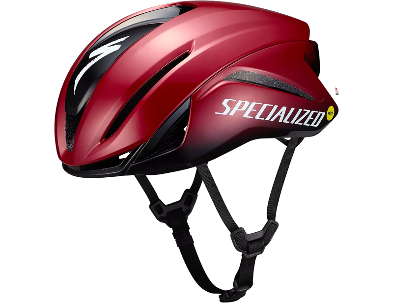 Specialized S-Works Evade 4 LTD Built for Legends MIPS Road Helmet in Race Red Vapour