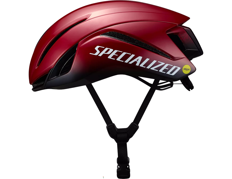 Specialized S-Works Evade 4 LTD Built for Legends MIPS Road Helmet in Race Red Vapour-1