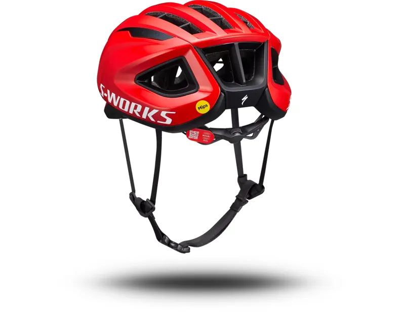 Specialized S-Works Prevail 3 Road Helmet in Vivid Red-5