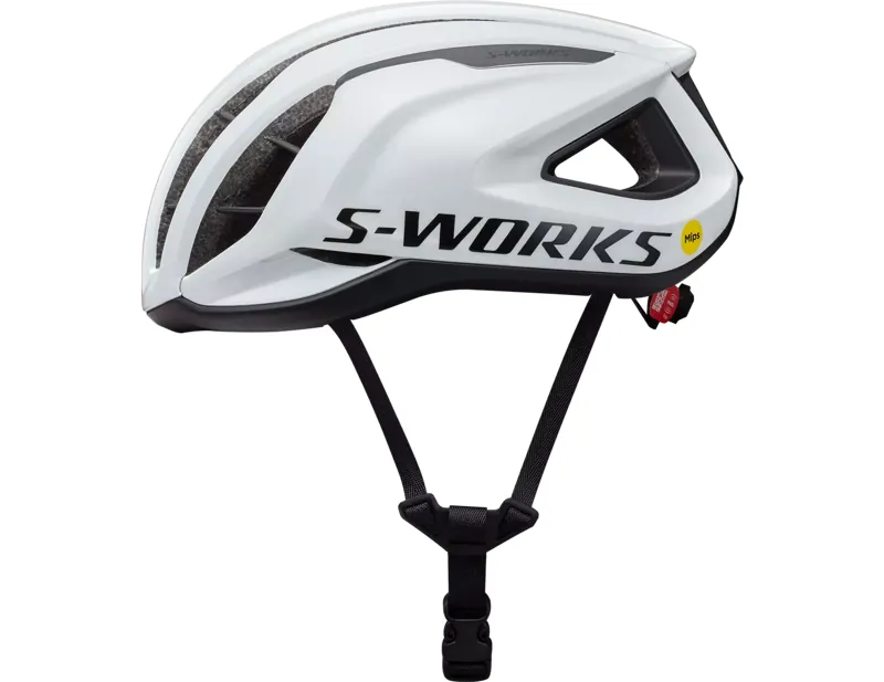 Specialized S-Works Prevail 3 Road Helmet in White/Black-1