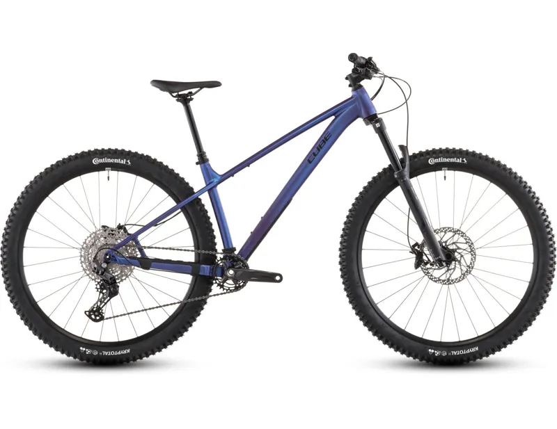 Balfes Bikes Cube Reaction TM Pro Hardtail Mountain Bike 2026 in Blueviolet/Black | Free postage over £30, £10 off first order, price match & 0% finance.