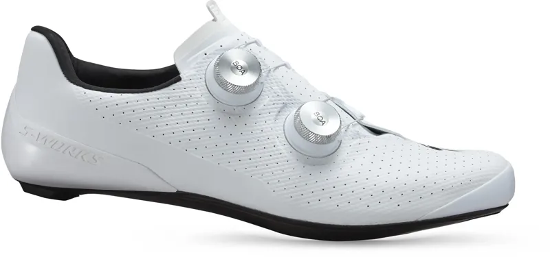 EX DISPLAY Specialized S-Works Torch Road Cycling Shoe 43.5 in White
