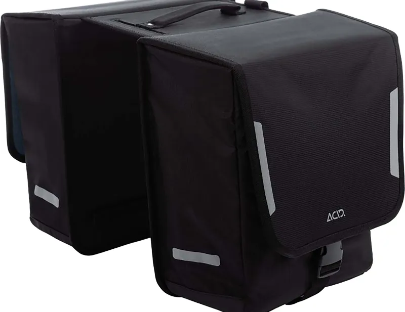 Balfes Bikes Acid Pannier Bag City 15 Classic Double in Black | Free postage over £30, £10 off first order, price match & 0% finance.