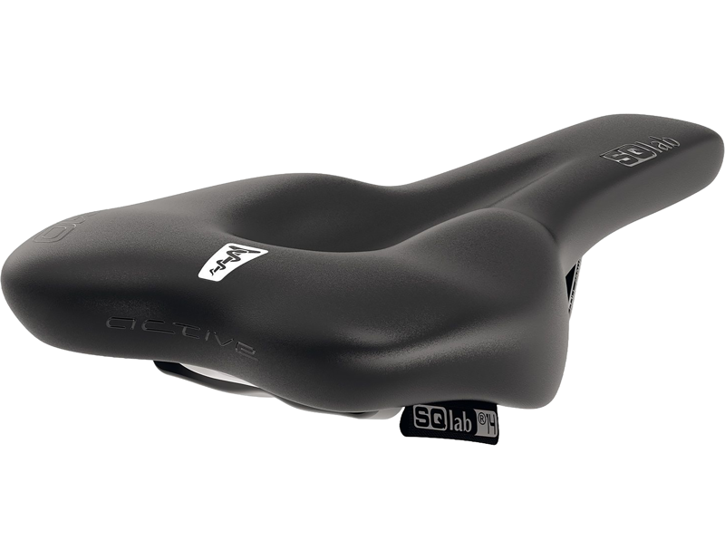 SQlab 610 M-D Line Active 2.1 Saddle in Black-1
