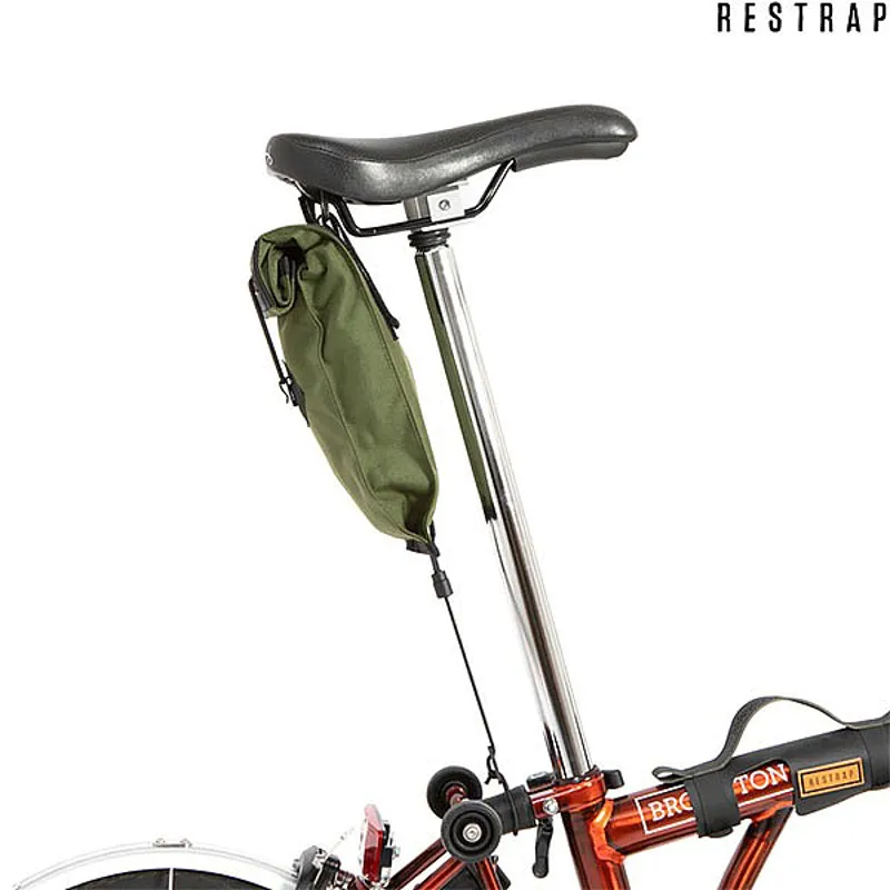 Restrap City Saddle Bag - Large in Olive-1