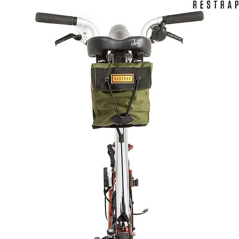 Restrap City Saddle Bag - Small in Olive-2