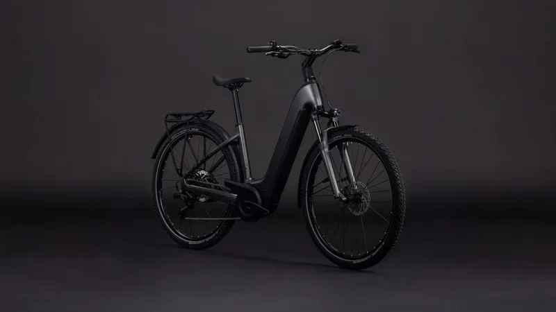 Cube Nuride Hybrid Performance 600 Electric Hybrid Bike 2026 in Slabgrey/Black-6