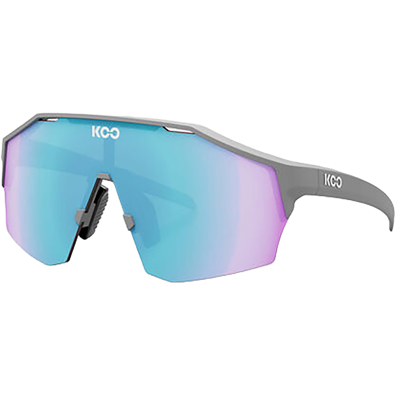 Balfes Bikes Koo Alibi Sunglasses in Grey Matt/Turquoise Mirror | Free postage over £30, £10 off first order, price match & 0% finance.