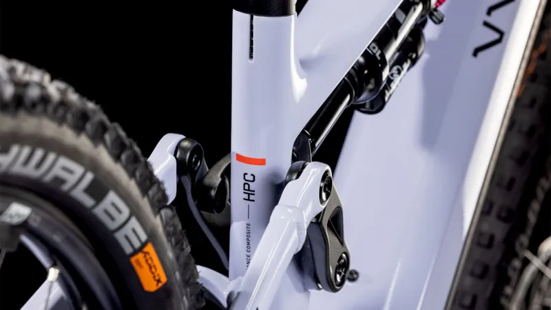 Cube Stereo Hybrid ONE77 HPC SLX 800 Electric Full Suspension MTB 2025 in Cyclamen/Black-3