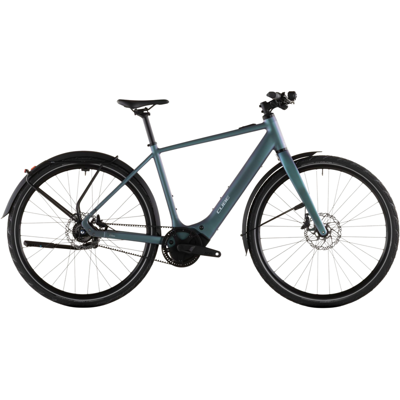 Balfes Bikes Cube Editor Hybrid SLT 400X FE Electric Hybrid Bike 2026 In Smaragdgrey/Prism | Free postage over £30, £10 off first order, price match & 0% finance.