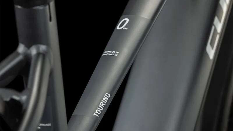 Cube Touring Hybrid One 500 Electric Bike 2025 in Grey White-6