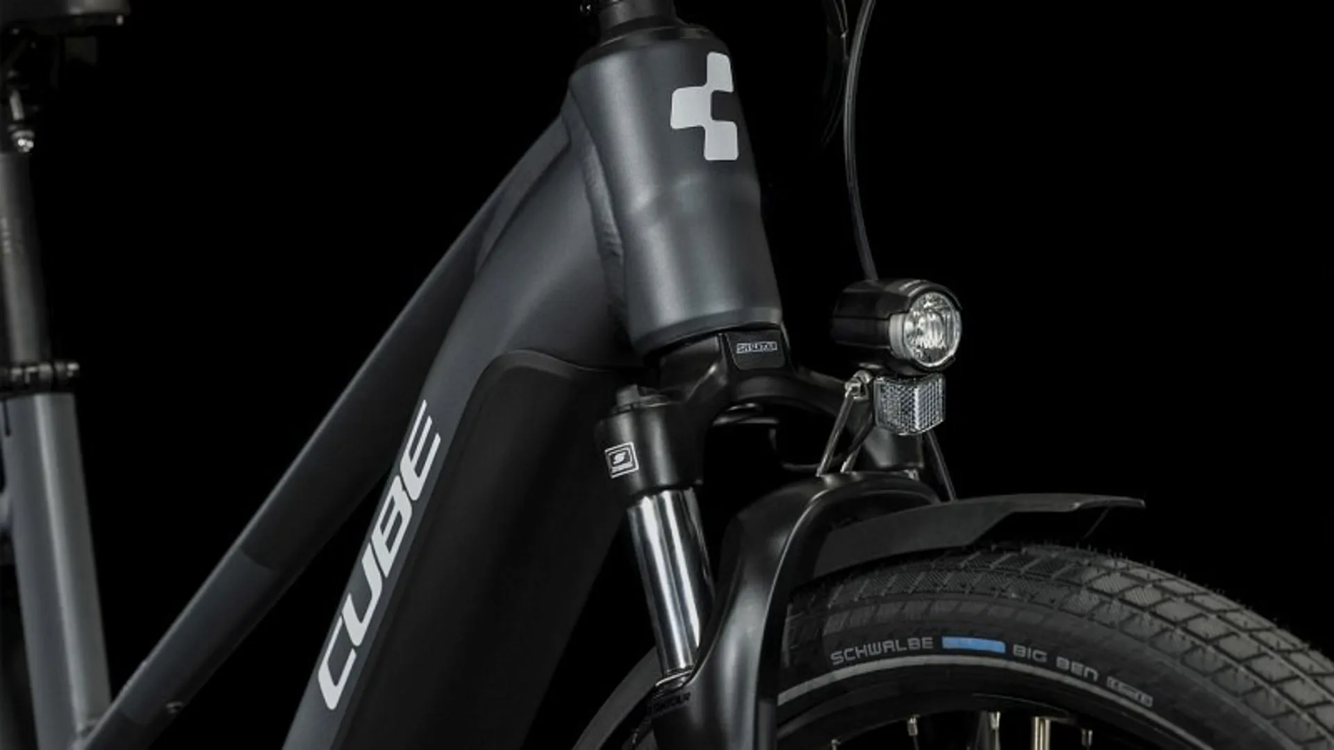 Cube Touring Hybrid One 500 Electric Bike 2025 in Grey White