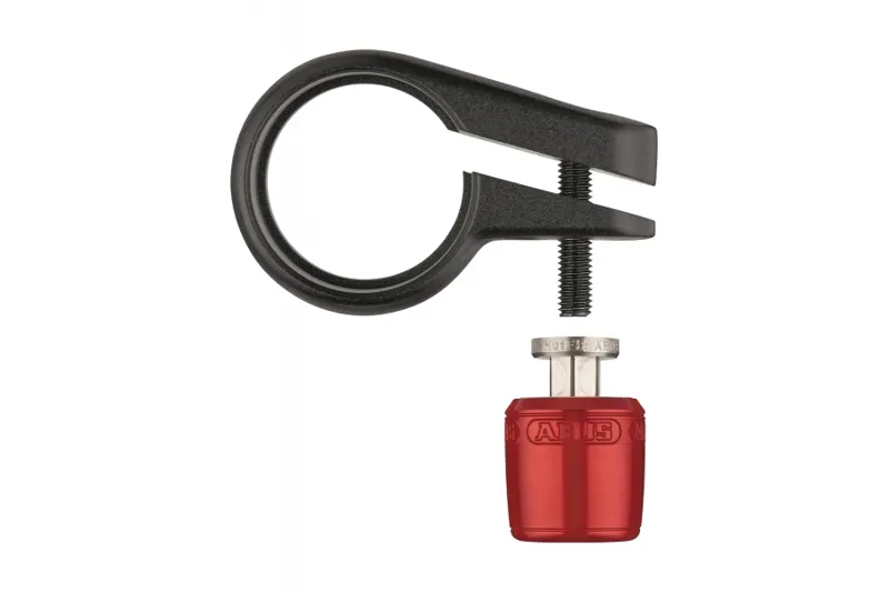 Abus Nutfix Seatpost Clamp 30.0mm in Red 