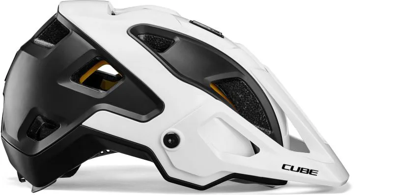CUBE HELMET STROVER in WHITE/BLACK-1