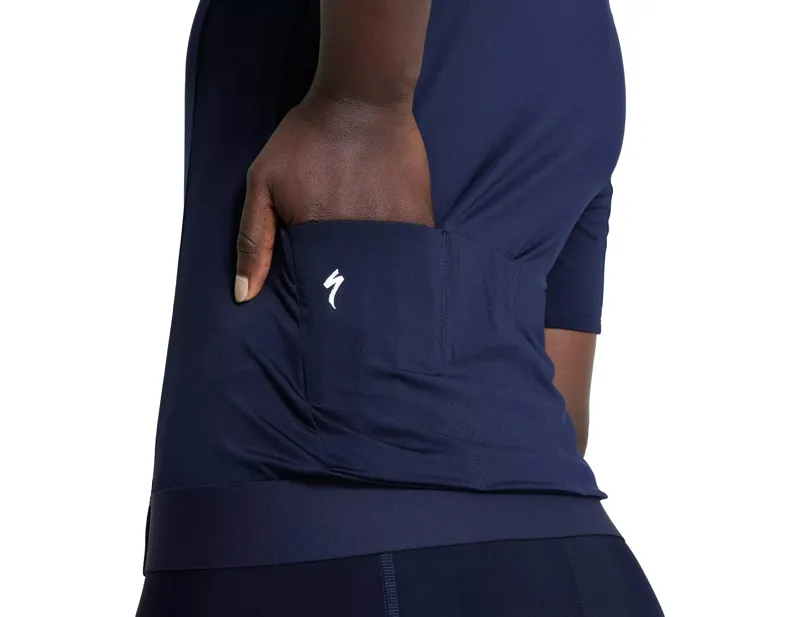 Specialized Foundation Women's Short Sleeve Jersey in Dark Navy-3