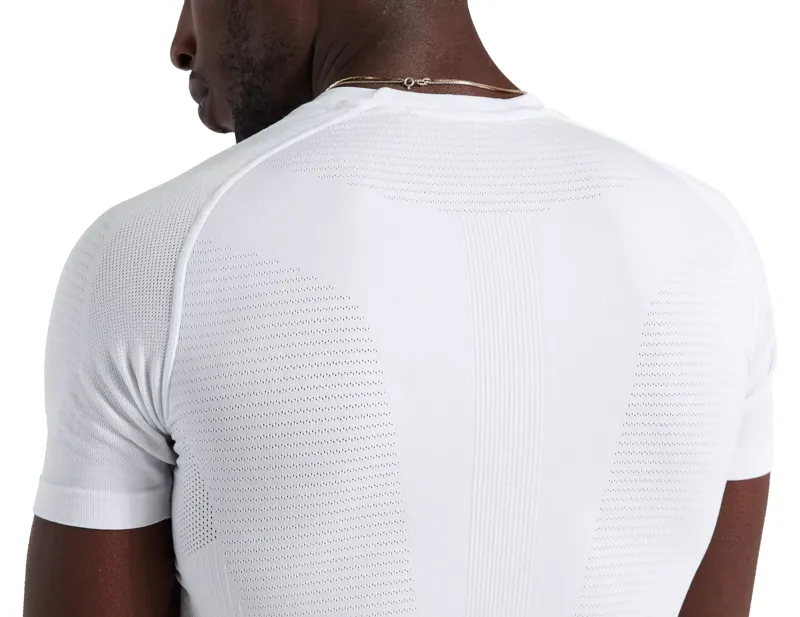 Specialized Seamless Light Short Sleeve Base Layer in White-4