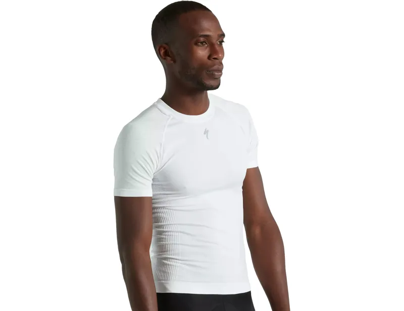 Specialized Seamless Light Short Sleeve Base Layer in White-1