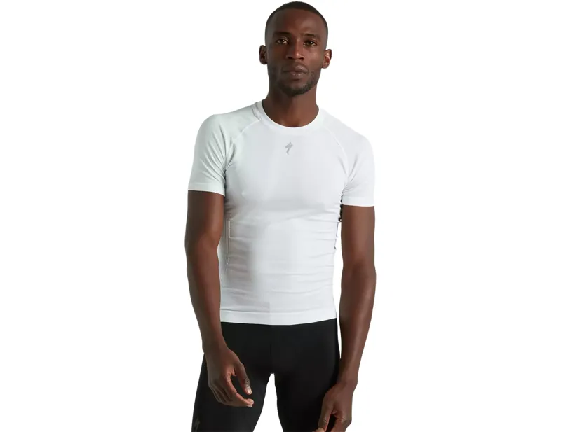 Balfes Bikes Specialized Seamless Light Short Sleeve Base Layer in White | Free postage over £30, £10 off first order, price match & 0% finance.