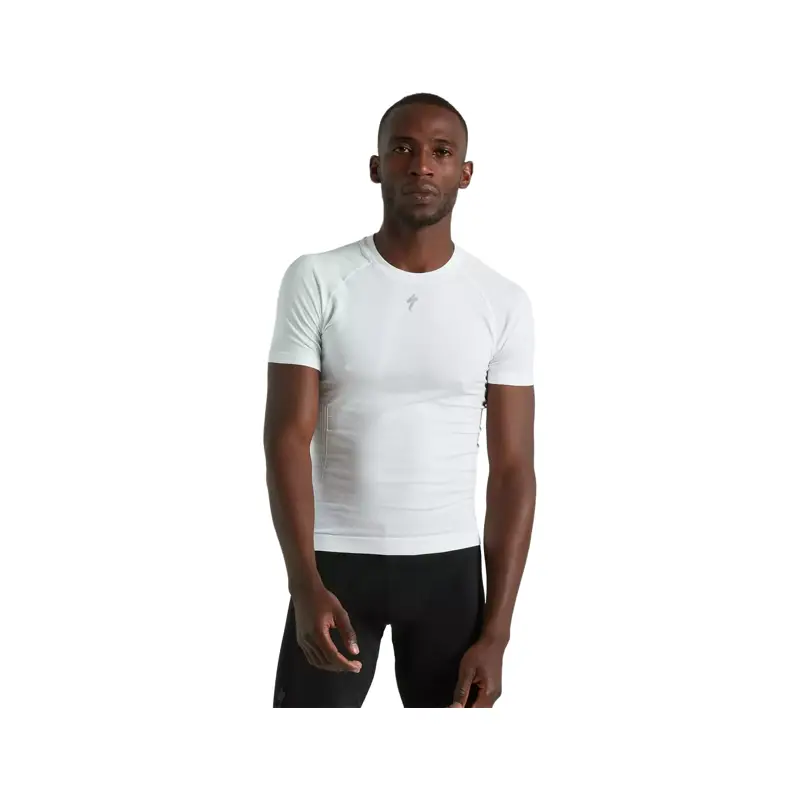 Balfes Bikes Specialized Seamless Light Short Sleeve Base Layer in White | Free postage over £30, £10 off first order, price match & 0% finance.