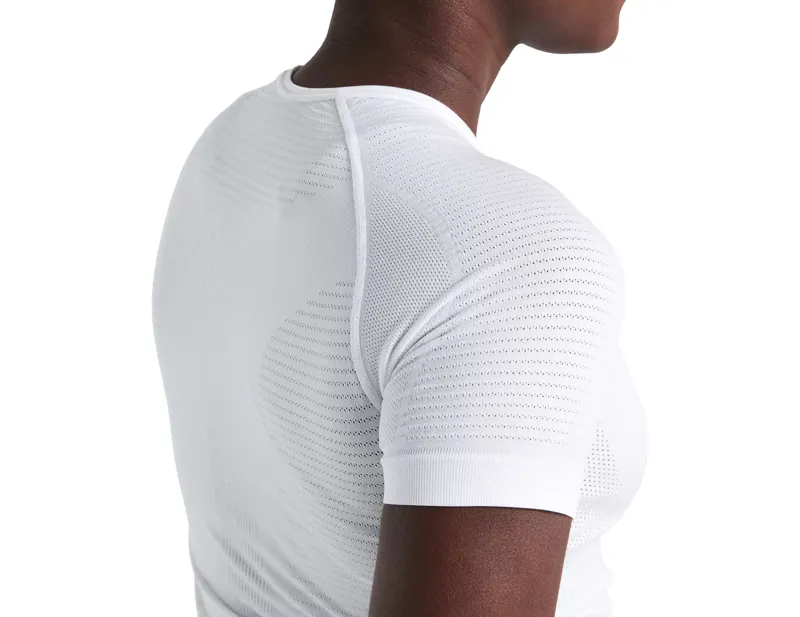 Specialized Women's Seamless Light Short Sleeve Base Layer in White-4