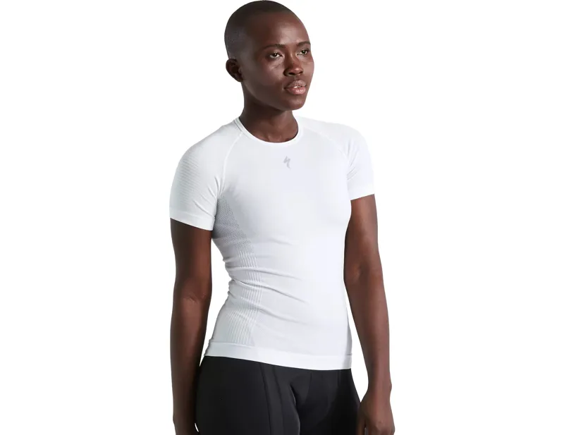 Balfes Bikes Specialized Women's Seamless Light Short Sleeve Base Layer in White | Free postage over £30, £10 off first order, price match & 0% finance.