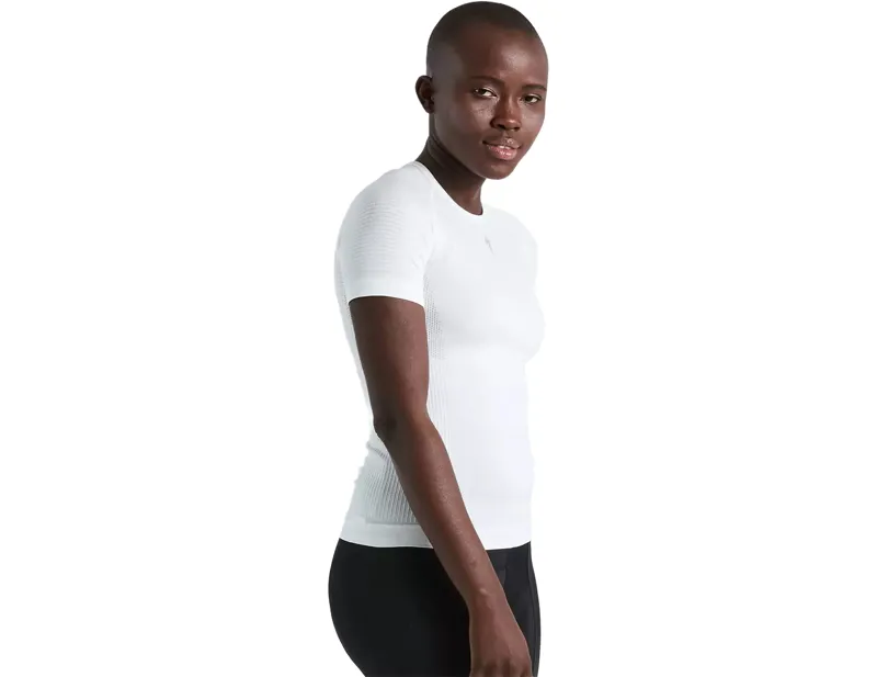Specialized Women's Seamless Light Short Sleeve Base Layer in White-2