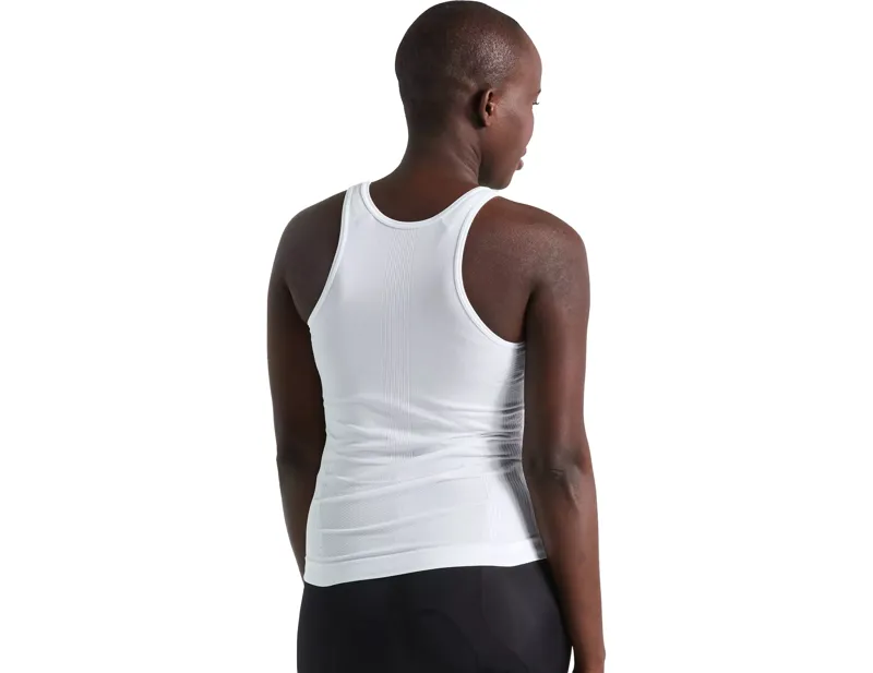Specialized Women's Seamless Light Sleeveless Base Layer in White-1