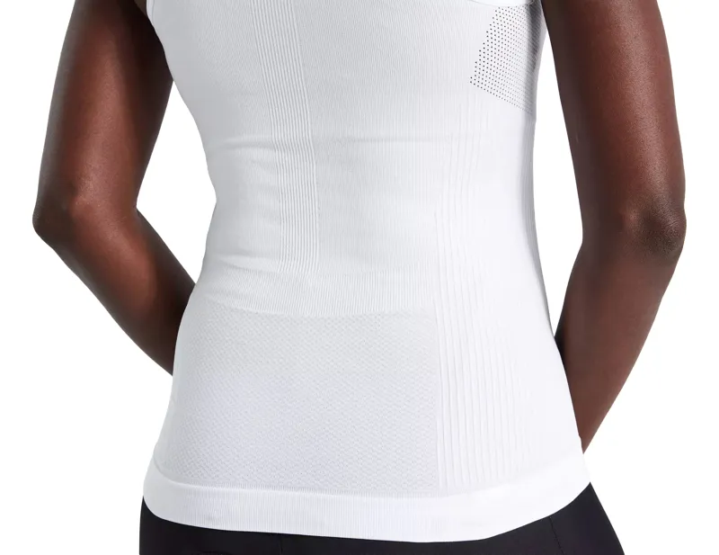Specialized Women's Seamless Light Sleeveless Base Layer in White-2