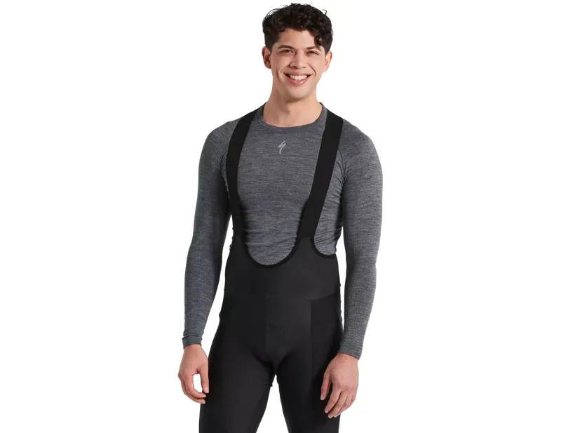 Balfes Bikes Specialized Merino Seamless Long Sleeve Base Layer in Grey | Free postage over £30, £10 off first order, price match & 0% finance.