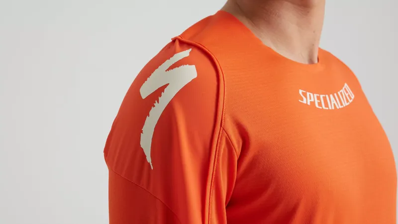 Specialized Gravity Long Sleeve Jersey in Fiery Red-3