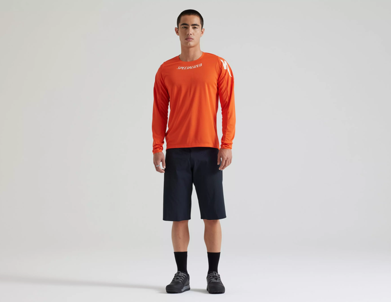 Specialized Gravity Long Sleeve Jersey in Fiery Red