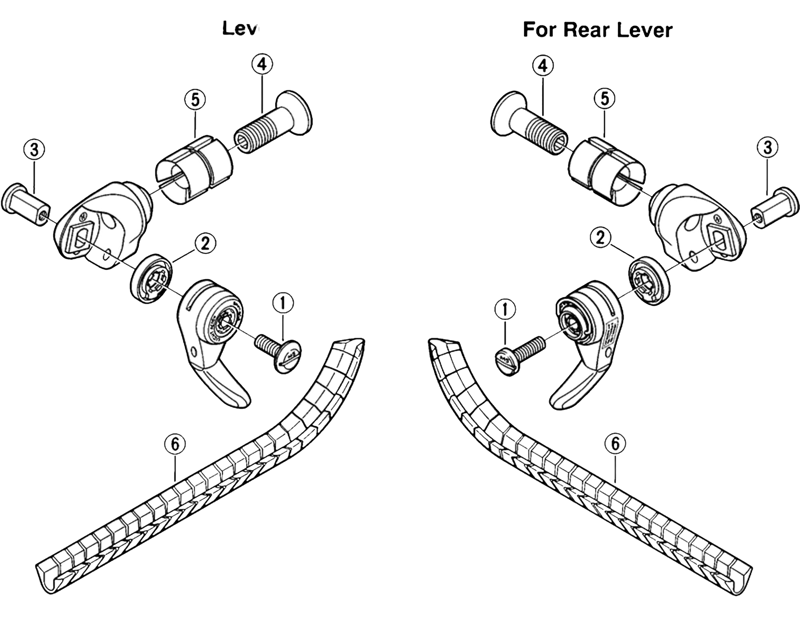 Balfes Bikes Shimano SHimano SL-6208 lever boss cover for alloy frames | Free postage over £30, £10 off first order, price match & 0% finance.